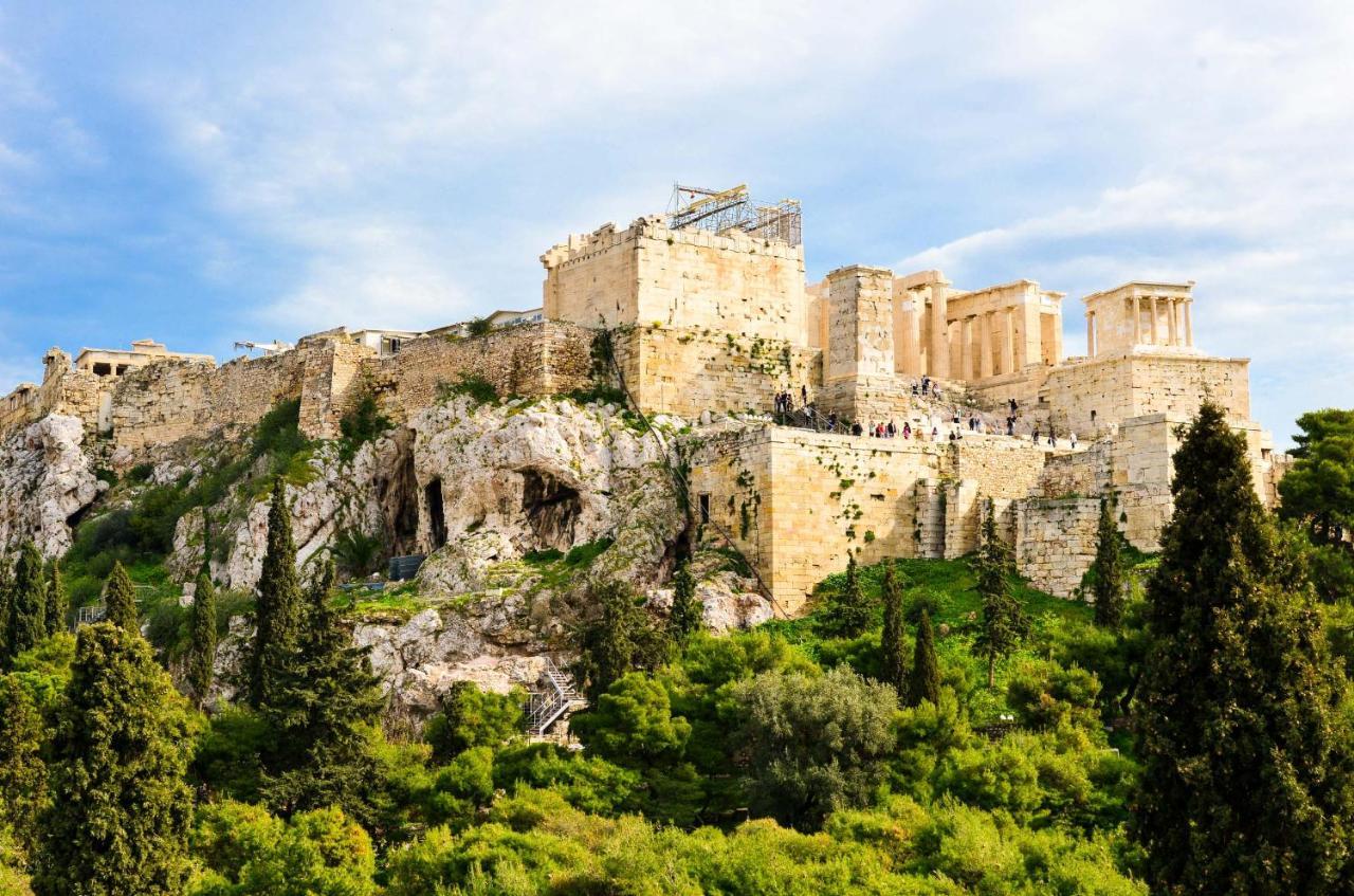Athens Stylish Next To Acropolis, Metro Stop Fix Ngoại thất bức ảnh